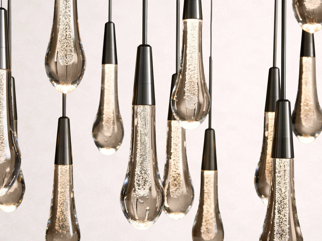 Soltaire Crystal Linear Chandelier 37-Inch50-Inch60-Inch70-Inch87-Inch120-Inchw