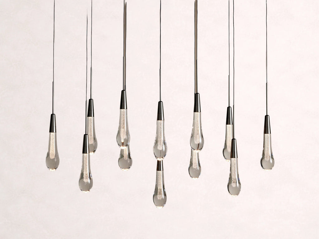 Soltaire Crystal Linear Chandelier 37-Inch50-Inch60-Inch70-Inch87-Inch120-Inchw