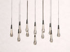 Soltaire Crystal Linear Chandelier 37-Inch50-Inch60-Inch70-Inch87-Inch120-Inchw