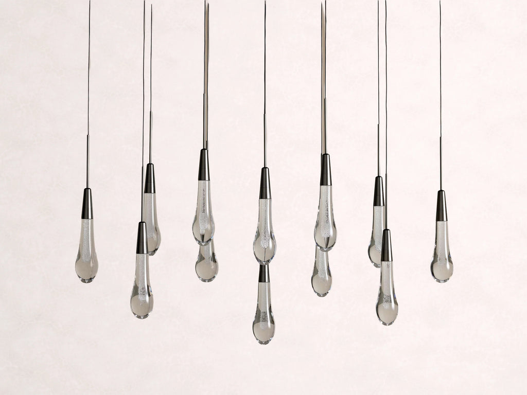Soltaire Crystal Linear Chandelier 37-Inch50-Inch60-Inch70-Inch87-Inch120-Inchw