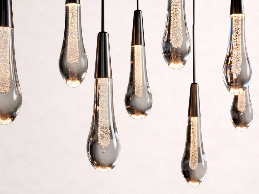 Soltaire Crystal Linear Chandelier 37-Inch50-Inch60-Inch70-Inch87-Inch120-Inchw