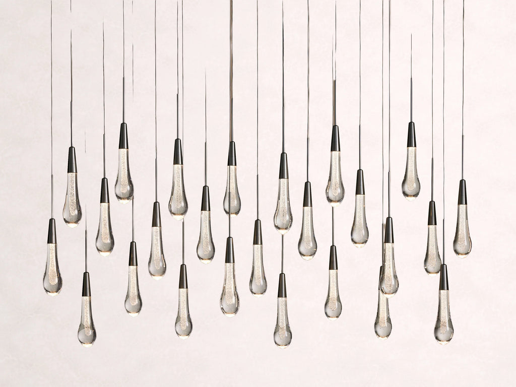Soltaire Crystal Linear Chandelier 37-Inch50-Inch60-Inch70-Inch87-Inch120-Inchw