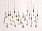 Soltaire Crystal Linear Chandelier 37-Inch50-Inch60-Inch70-Inch87-Inch120-Inchw