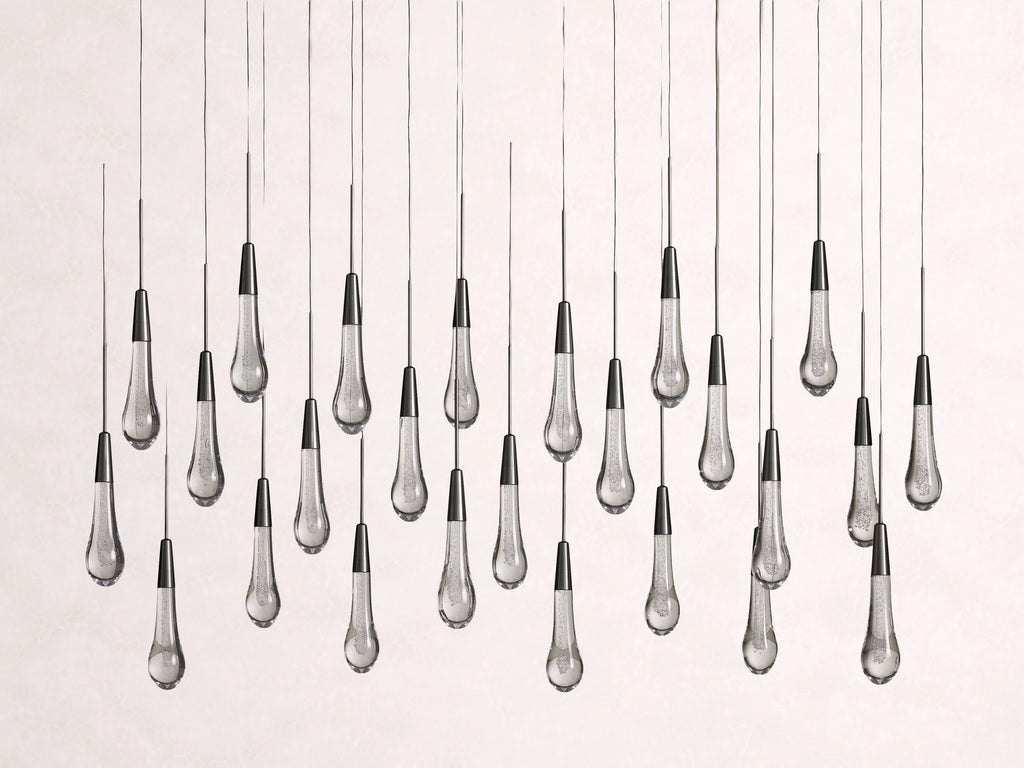 Soltaire Crystal Linear Chandelier 37-Inch50-Inch60-Inch70-Inch87-Inch120-Inchw