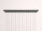 Soltaire Crystal Linear Chandelier 37-Inch50-Inch60-Inch70-Inch87-Inch120-Inchw