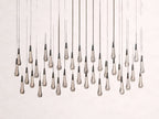 Soltaire Crystal Linear Chandelier 37-Inch50-Inch60-Inch70-Inch87-Inch120-Inchw
