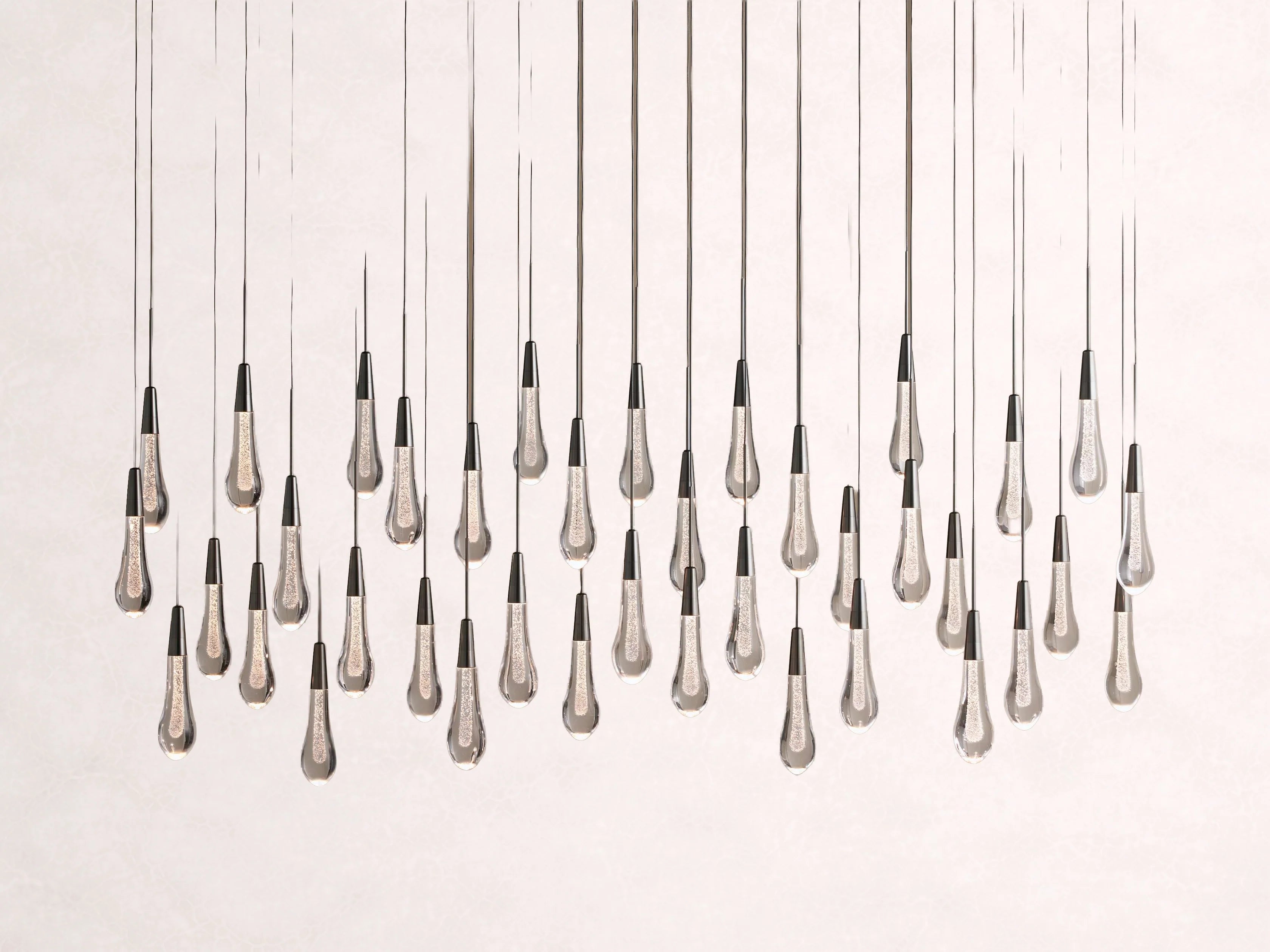 Soltaire Crystal Linear Chandelier 37-Inch50-Inch60-Inch70-Inch87-Inch120-Inchw