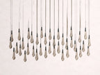 Soltaire Crystal Linear Chandelier 37-Inch50-Inch60-Inch70-Inch87-Inch120-Inchw