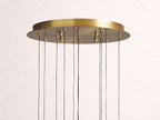 Soltaire Crystal Round Chandelier 17-Inch24-Inch36-Inch48-Inch58-Inch