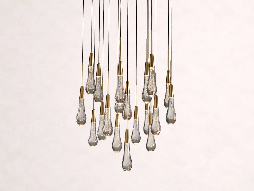Soltaire Crystal Round Chandelier 17-Inch24-Inch36-Inch48-Inch58-Inch