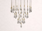 Soltaire Crystal Round Chandelier 17-Inch24-Inch36-Inch48-Inch58-Inch