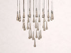 Soltaire Crystal Round Chandelier 17-Inch24-Inch36-Inch48-Inch58-Inch