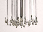 Soltaire Crystal Round Chandelier 17-Inch24-Inch36-Inch48-Inch58-Inch