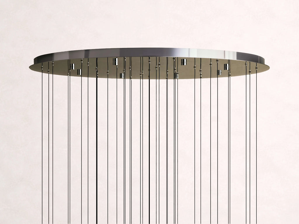 Soltaire Crystal Round Chandelier 17-Inch24-Inch36-Inch48-Inch58-Inch