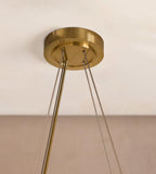 Holly Glass Chandelier 32-Inchw