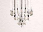 Soltaire Crystal Round Chandelier 17-Inch24-Inch36-Inch48-Inch58-Inch