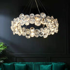 Designer Crystal Chandelier for Living Room Bedroom Ceiling Light