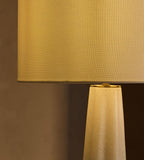 Alabaster Table Lamp with Antique Brass Detail - Erhaus product image 5
