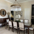 Large Elegant Multi-Layers Glam Glass Chandelier for High-Ceiling Staircase / entryway / living / meeting Room