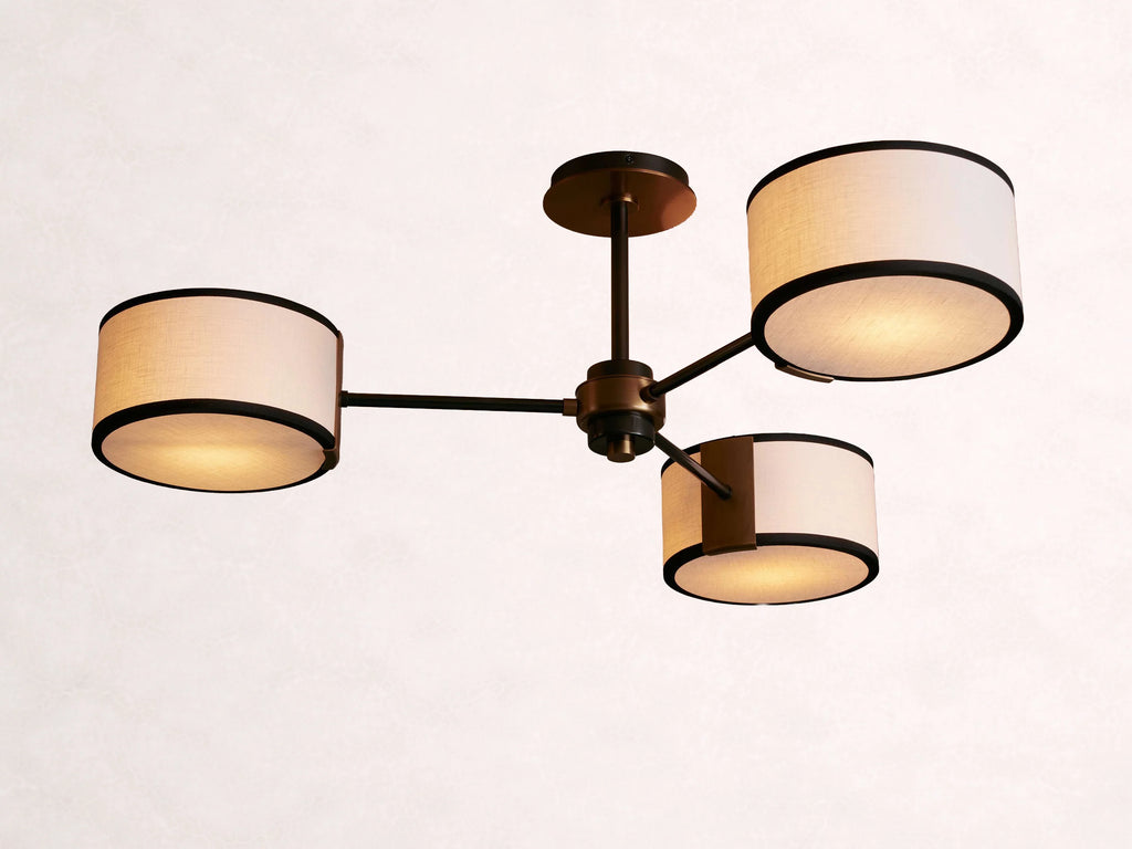 Daphne Fabric Flush Mount