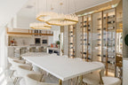 Modern Irregular Natural Crystal Chandelier for Living / dining Room