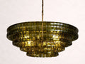 Ghiaccio Glass Round Chandelier