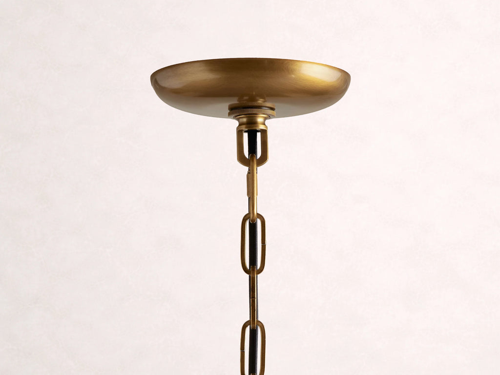 Ghiaccio Glass Round Chandelier