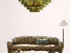 Ghiaccio Glass Round Chandelier