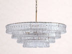 Ghiaccio Glass Round Chandelier