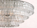 Ghiaccio Glass Round Chandelier