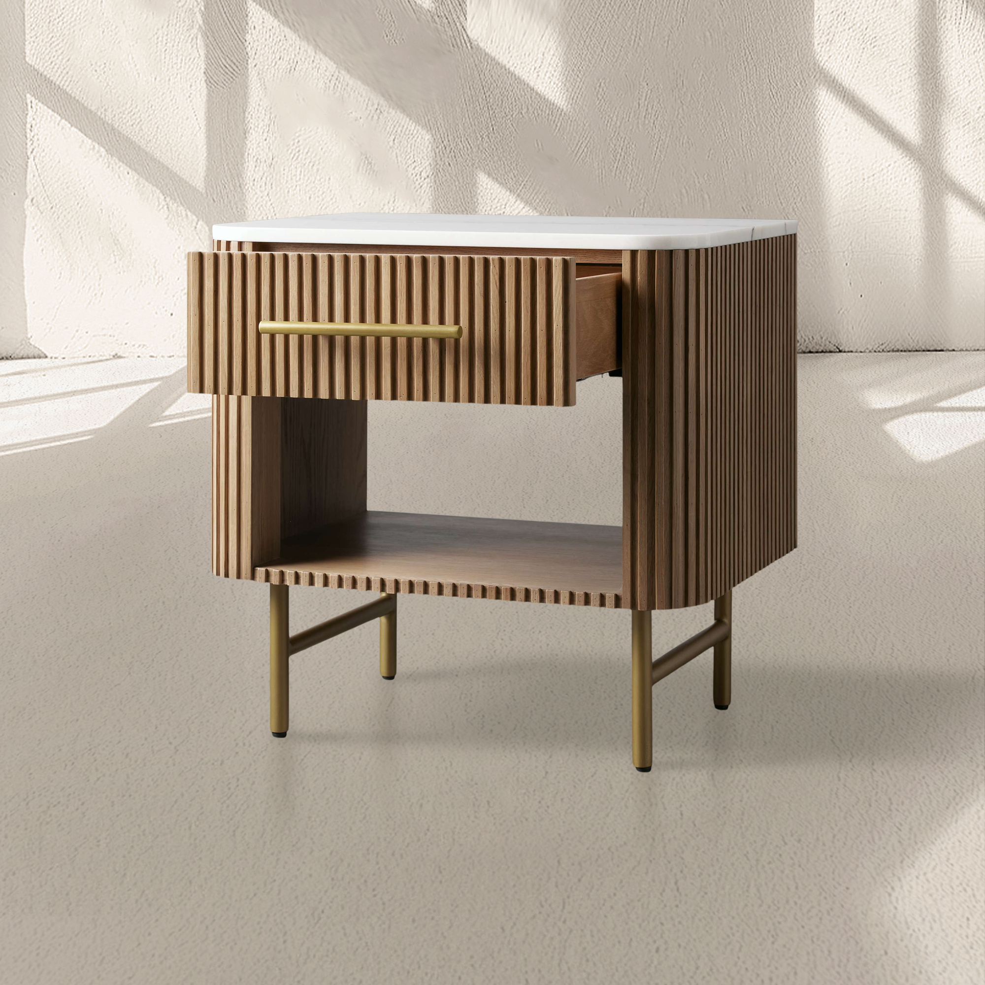 Finnley Open Nightstand