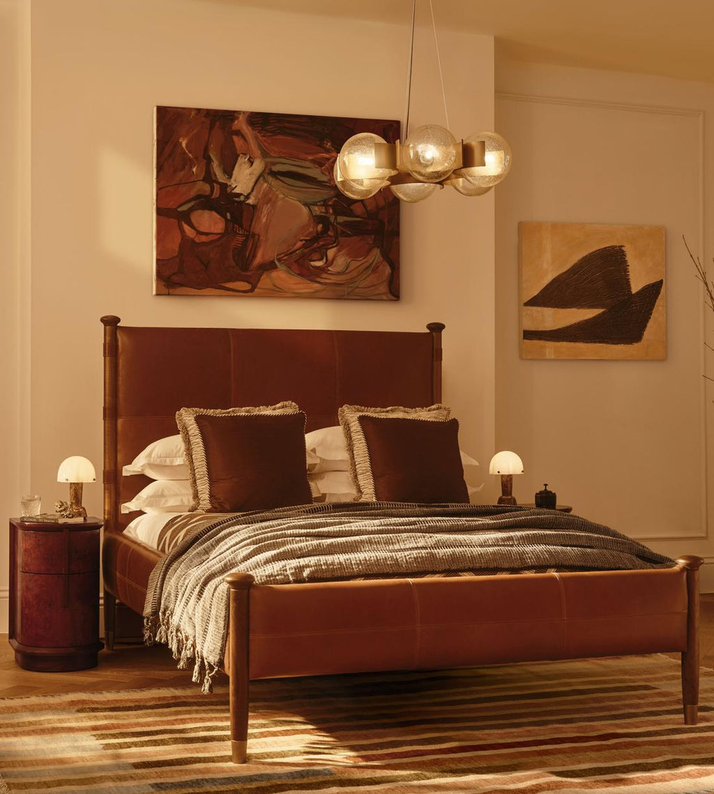 Antique Brass Globe Chandelier - Erhaus product image 1