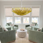 Venice Murano Glass Chandelier 35"
