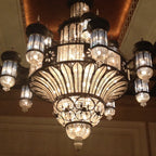 Arabian Nights Ornate Elegance Chandelier for High-Ceiling