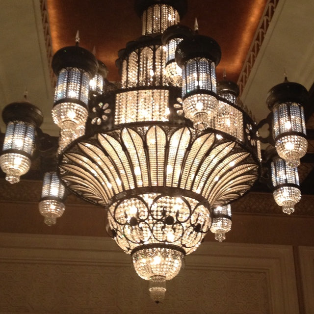 Arabian Nights Ornate Elegance Chandelier for High-Ceiling