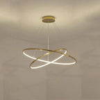 Multi Rings Modern Staircase Chandelier