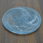 Murano Glass Blue Disks Chandelier