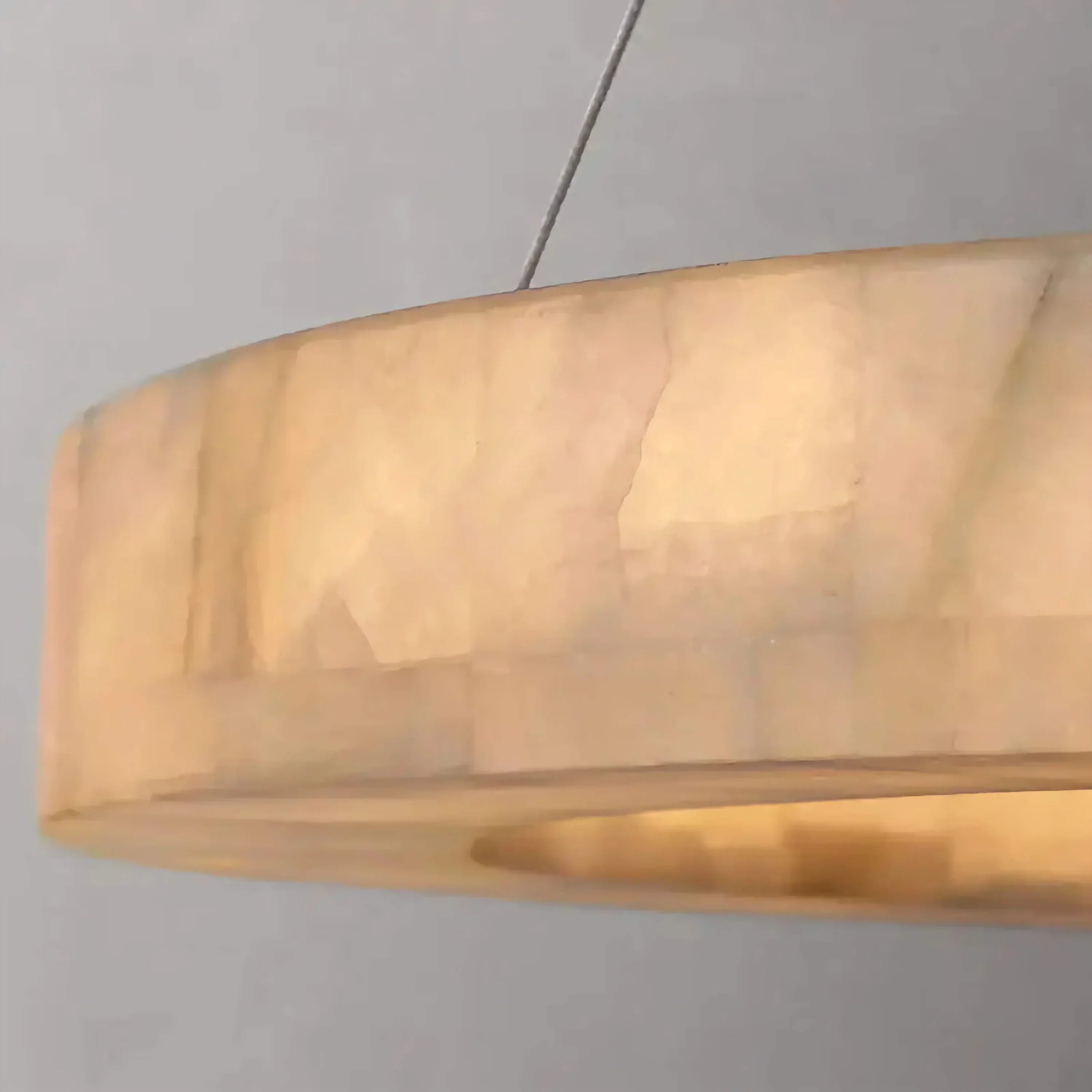 Olyra 3-Tier Round Alabaster Chandelier 39-Inch47-Inch59-Inch