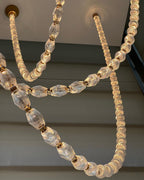 Creative Glass Pearl Necklace Pendnat Chandelier for Living / dining Room / staircase