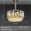 Luxury Smoke Gray K9 Crystal Chandeliers for Dining Room / living Room