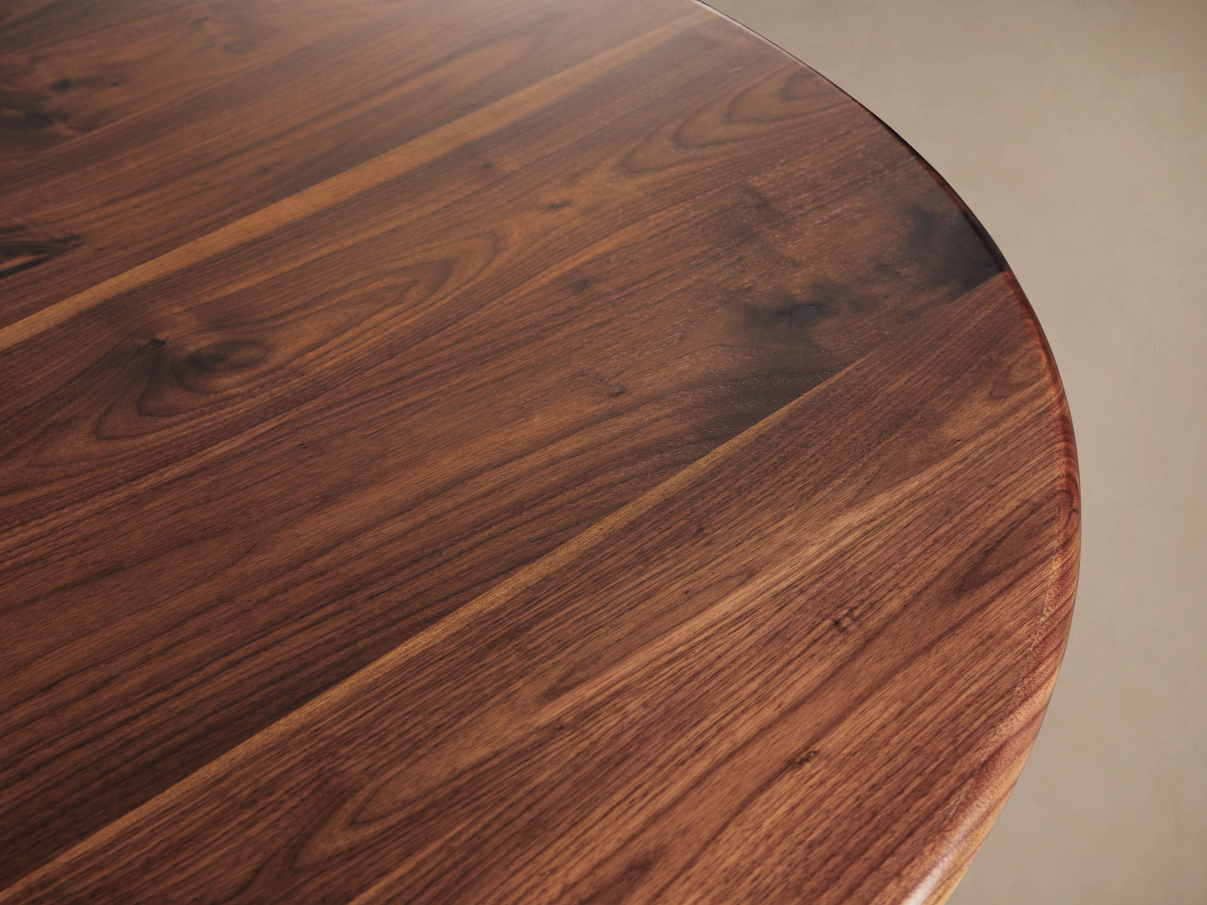 Jacob Round Dining Table with Vertex Base