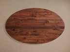 Jacob Oval Dining Table with Vertex Base