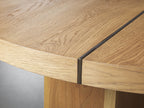 Mihaela 54-InchRound Dining Table in Vin Alb