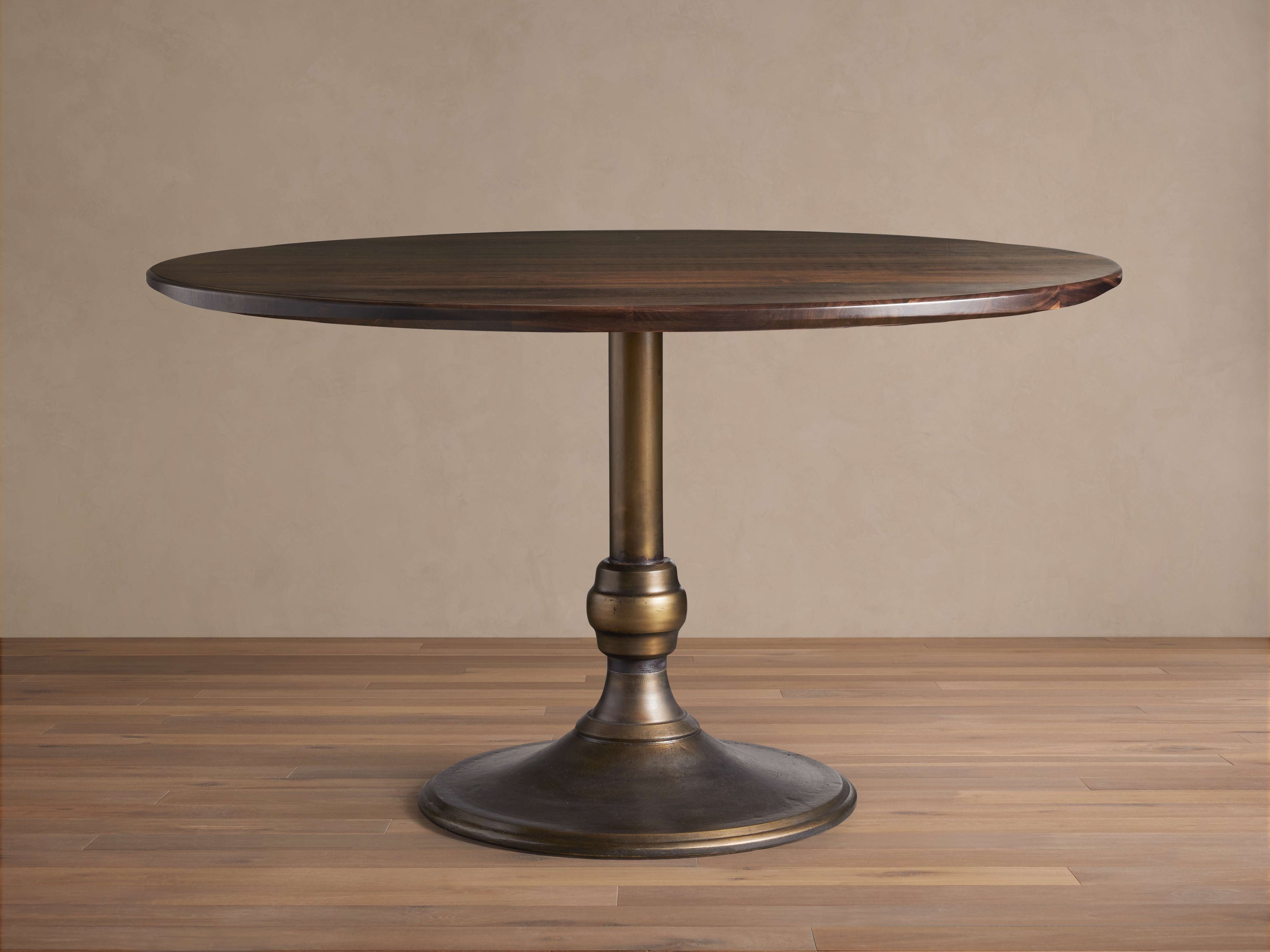 Jacob Round Dining Table with Wade Base