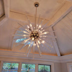 Modern Dandelion Crystal Chandelier for Living Room / bedroom