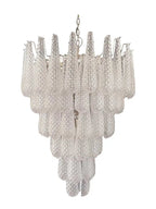 Murano Chandelier – Drop – 75 Glasses – Transparent
