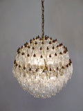 Murano Chandelier – 140 Glasses – Transparent