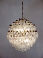 Murano Chandelier – 140 Glasses – Transparent