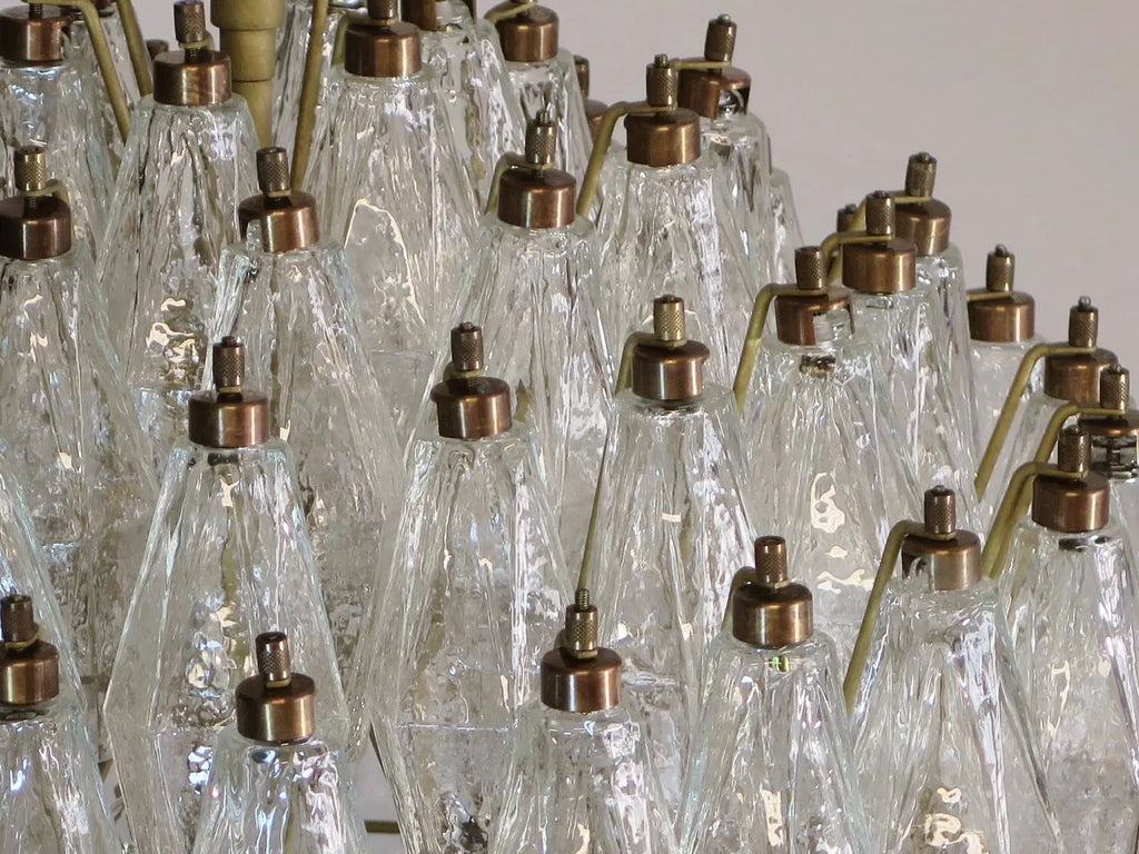 Murano Chandelier – 140 Glasses – Transparent