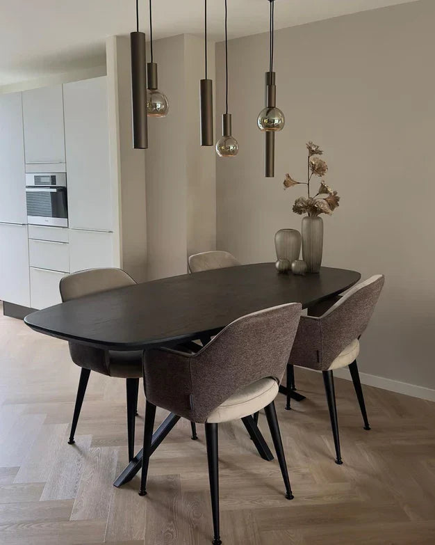 Modern Minimalist 6 / 7-Light Bulbs and Columns Pendant Chandelier for Dining Room